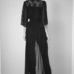 Lace detailed jumpsuit